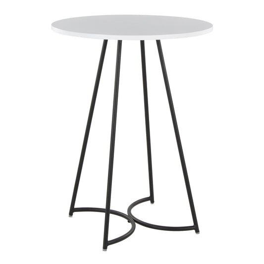 Cece Counter Table, Black/White