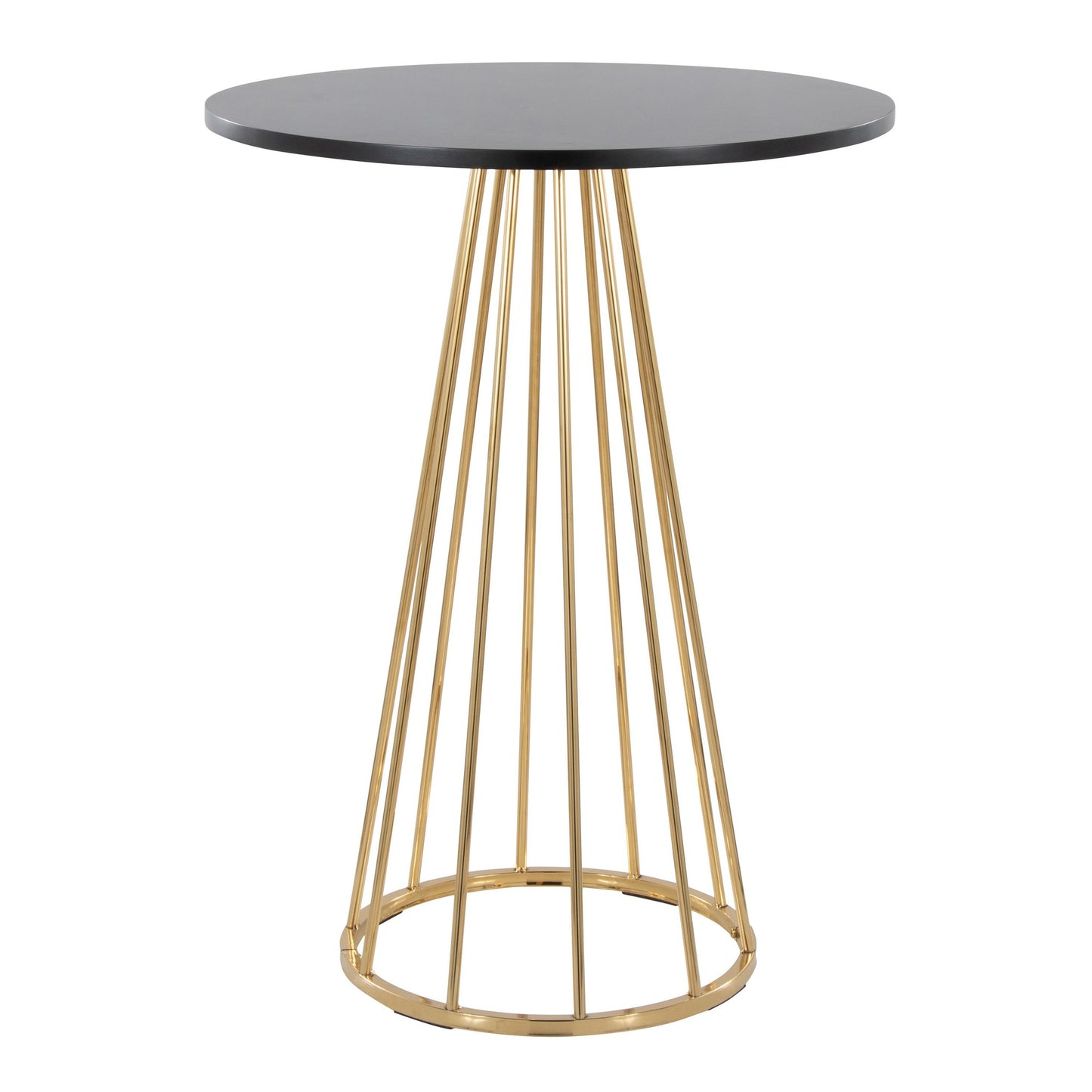 Canary Counter Table, Gold/Black