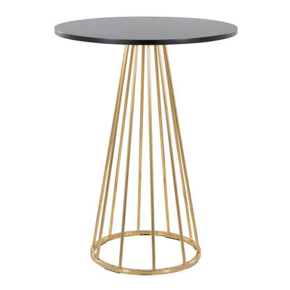 Canary Counter Table, Gold/Black