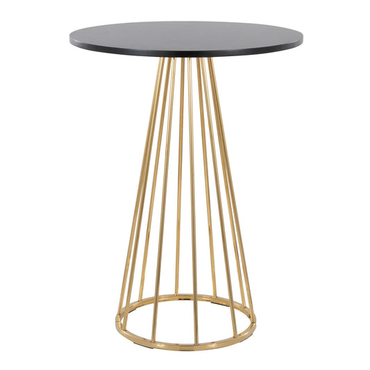 Canary Counter Table, Gold/Black