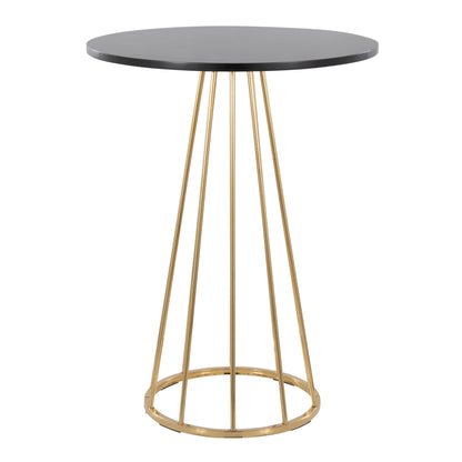 Canary Counter Table, Gold/Black