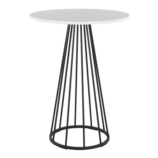 Canary Counter Table, Black/White