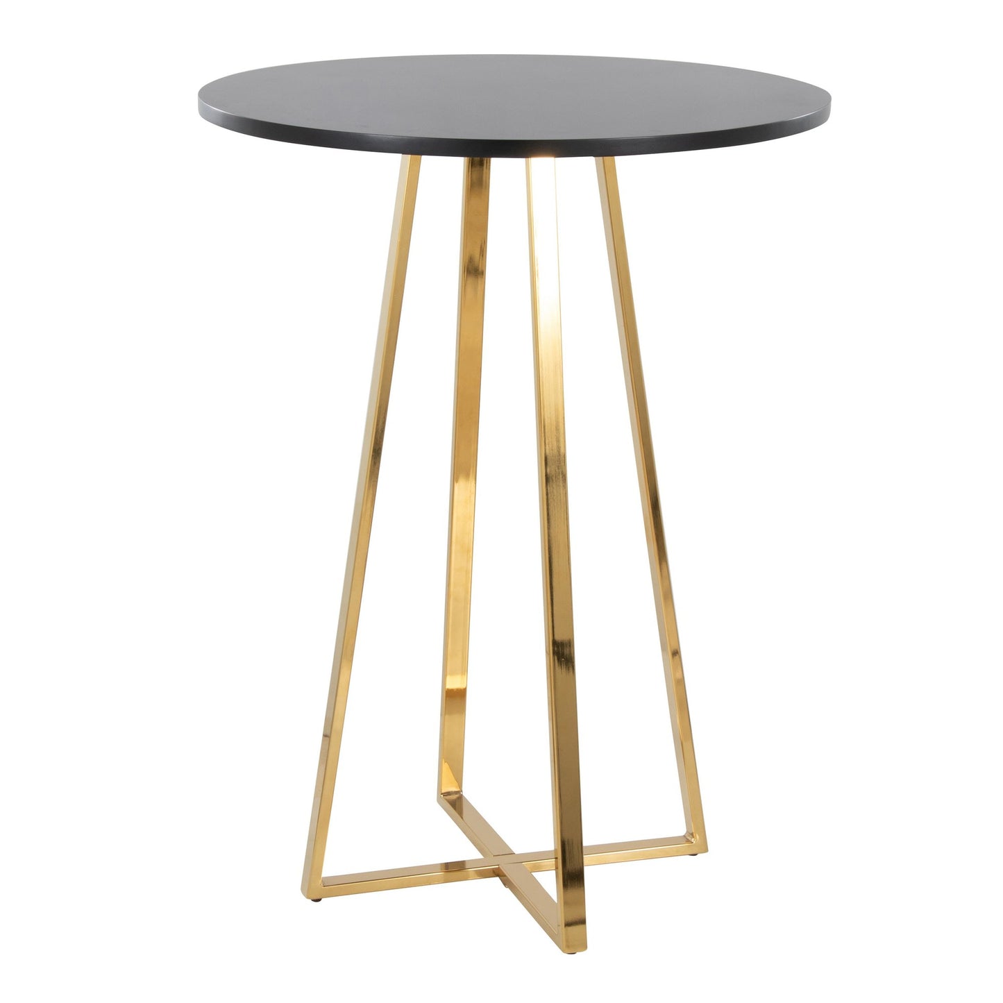 Cosmo Counter Table, Gold/Black