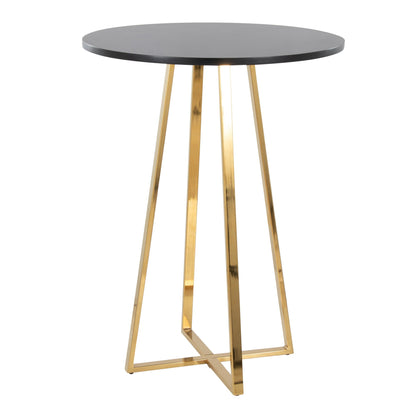 Cosmo Counter Table, Gold/Black