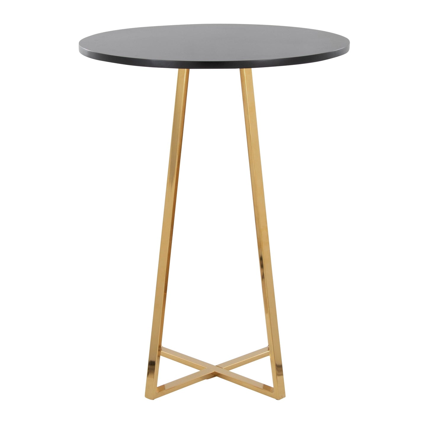 Cosmo Counter Table, Gold/Black