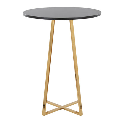 Cosmo Counter Table, Gold/Black