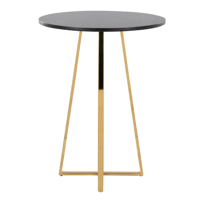 Cosmo Counter Table, Gold/Black