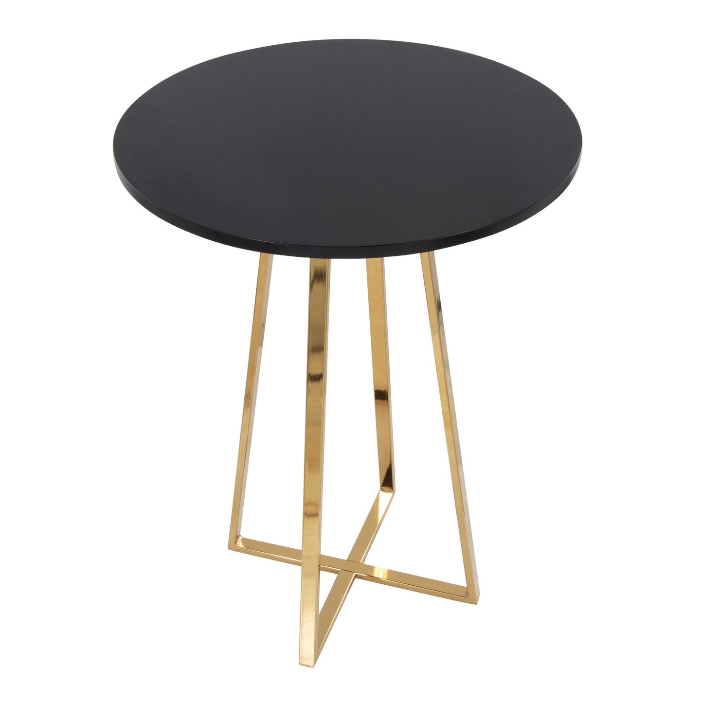 Cosmo Counter Table, Gold/Black