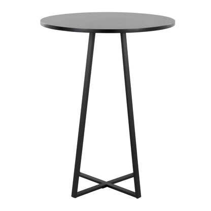 Cosmo Counter Table, Black/Black