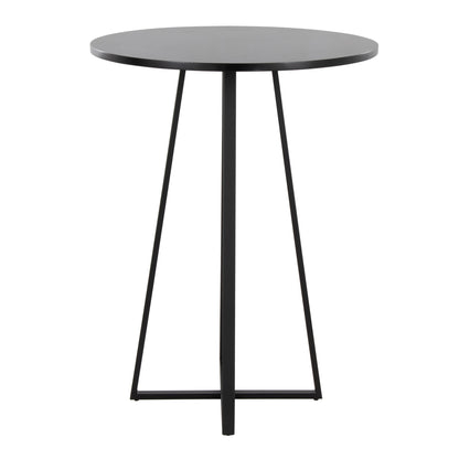 Cosmo Counter Table, Black/Black