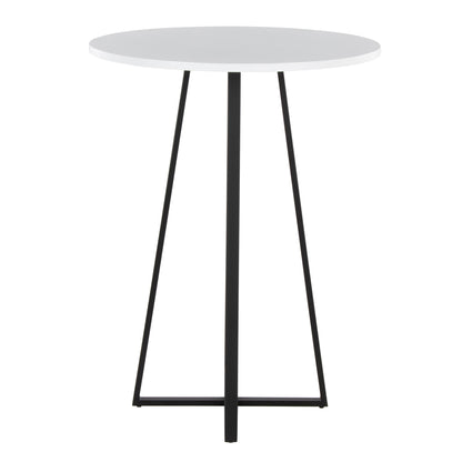 Cosmo Counter Table, Black/White