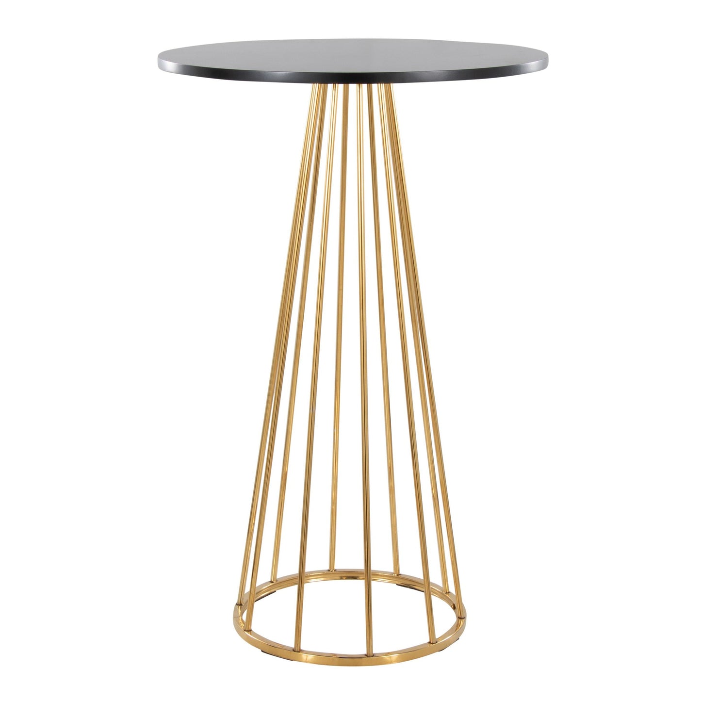 Canary Bar Table, Gold/Black