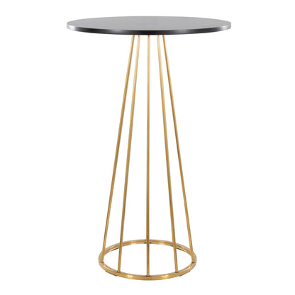 Canary Bar Table, Gold/Black