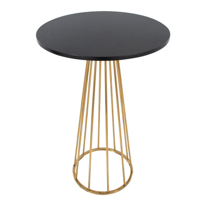 Canary Bar Table, Gold/Black