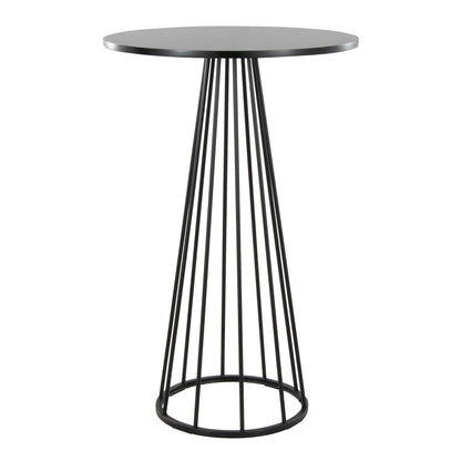 Canary Bar Table, Black/Black