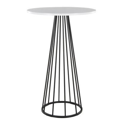 Canary Bar Table, Black/White