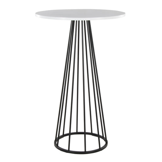 Canary Bar Table, Black/White