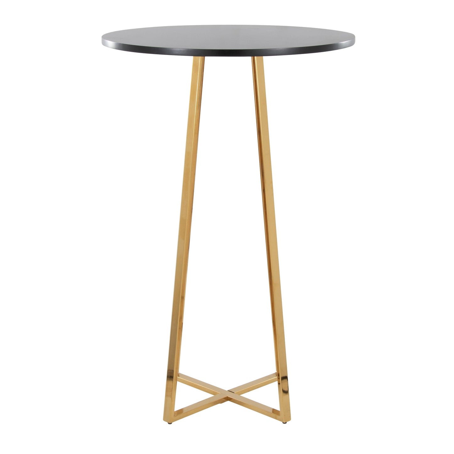 Cosmo Bar Table, Gold/Black