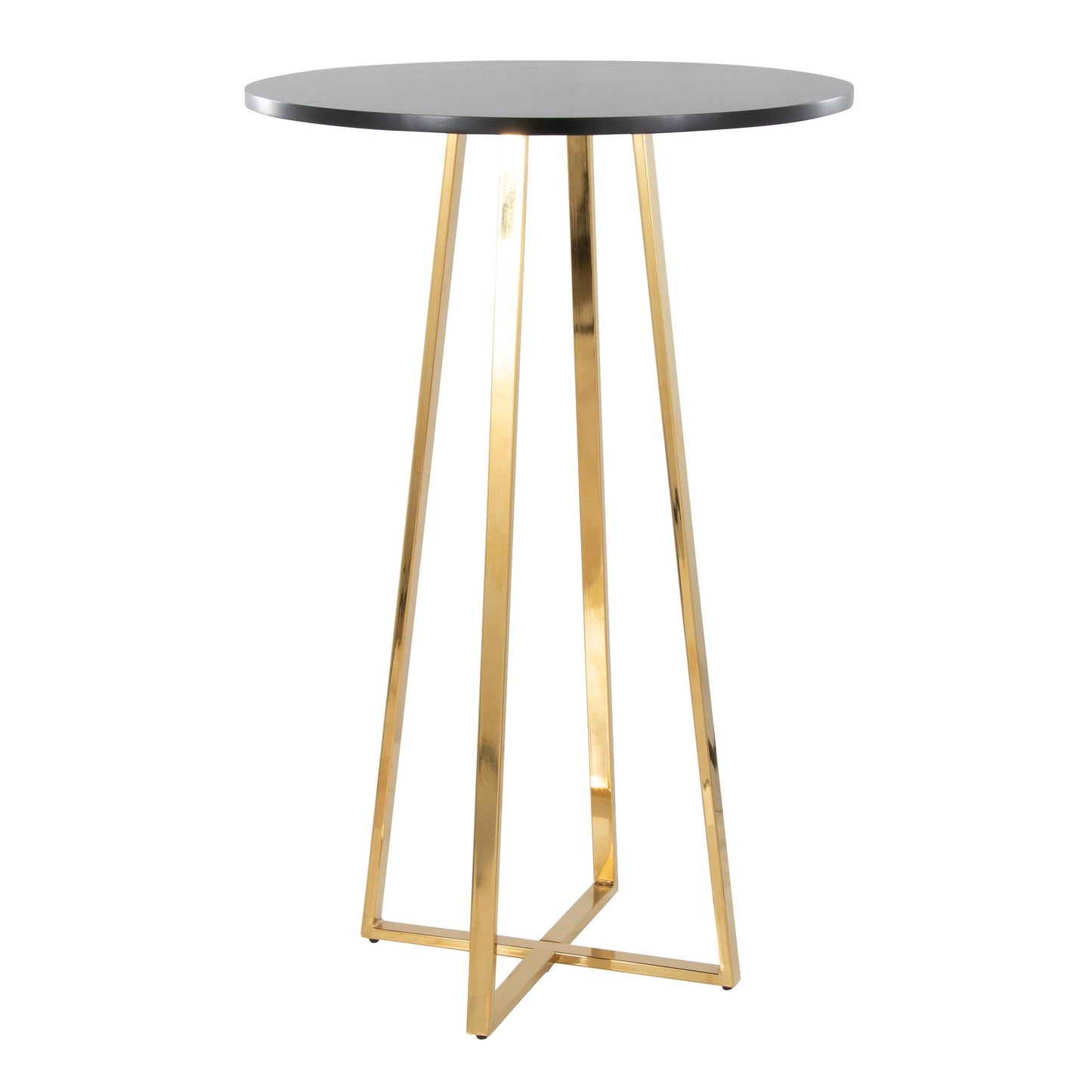 Cosmo Bar Table, Gold/Black