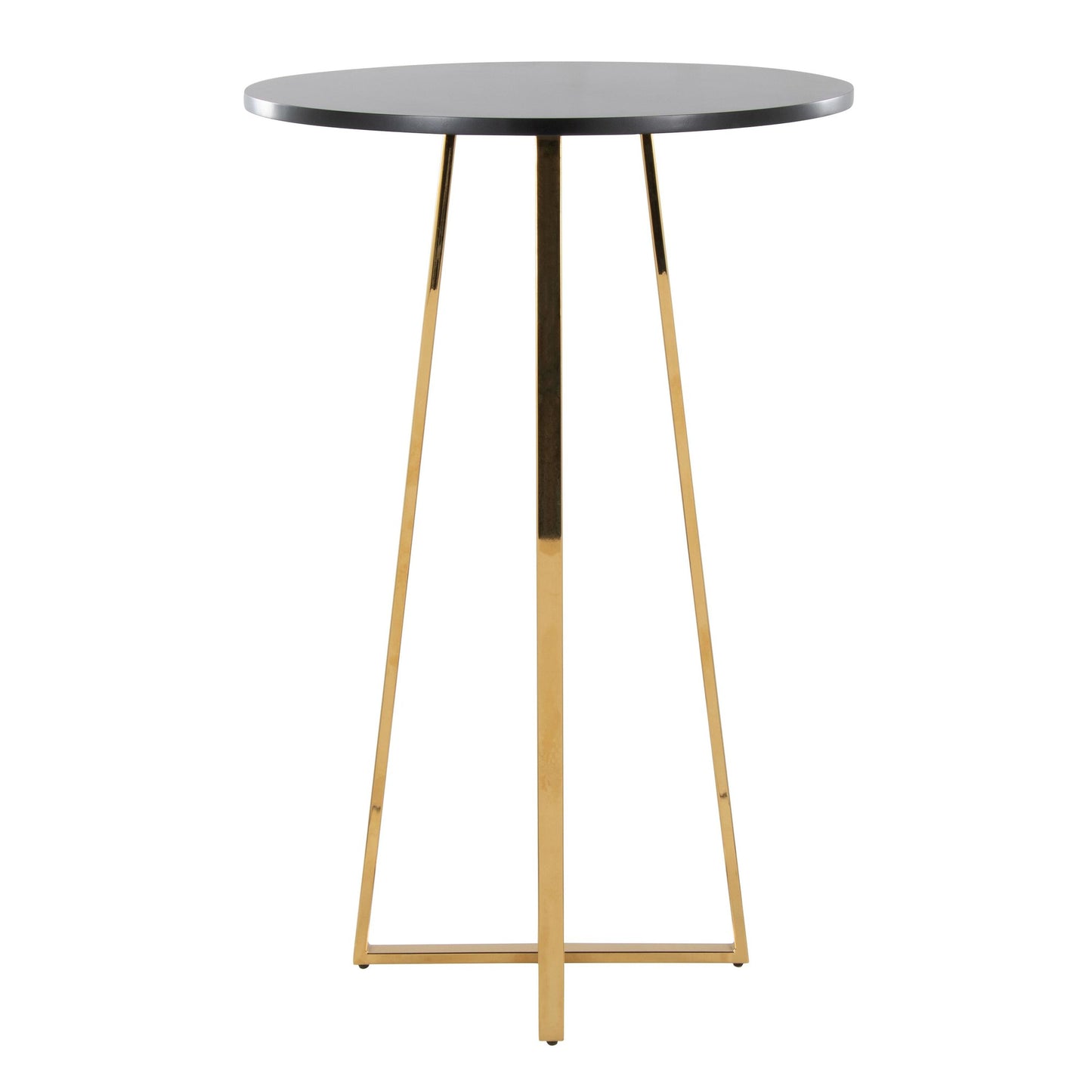 Cosmo Bar Table, Gold/Black
