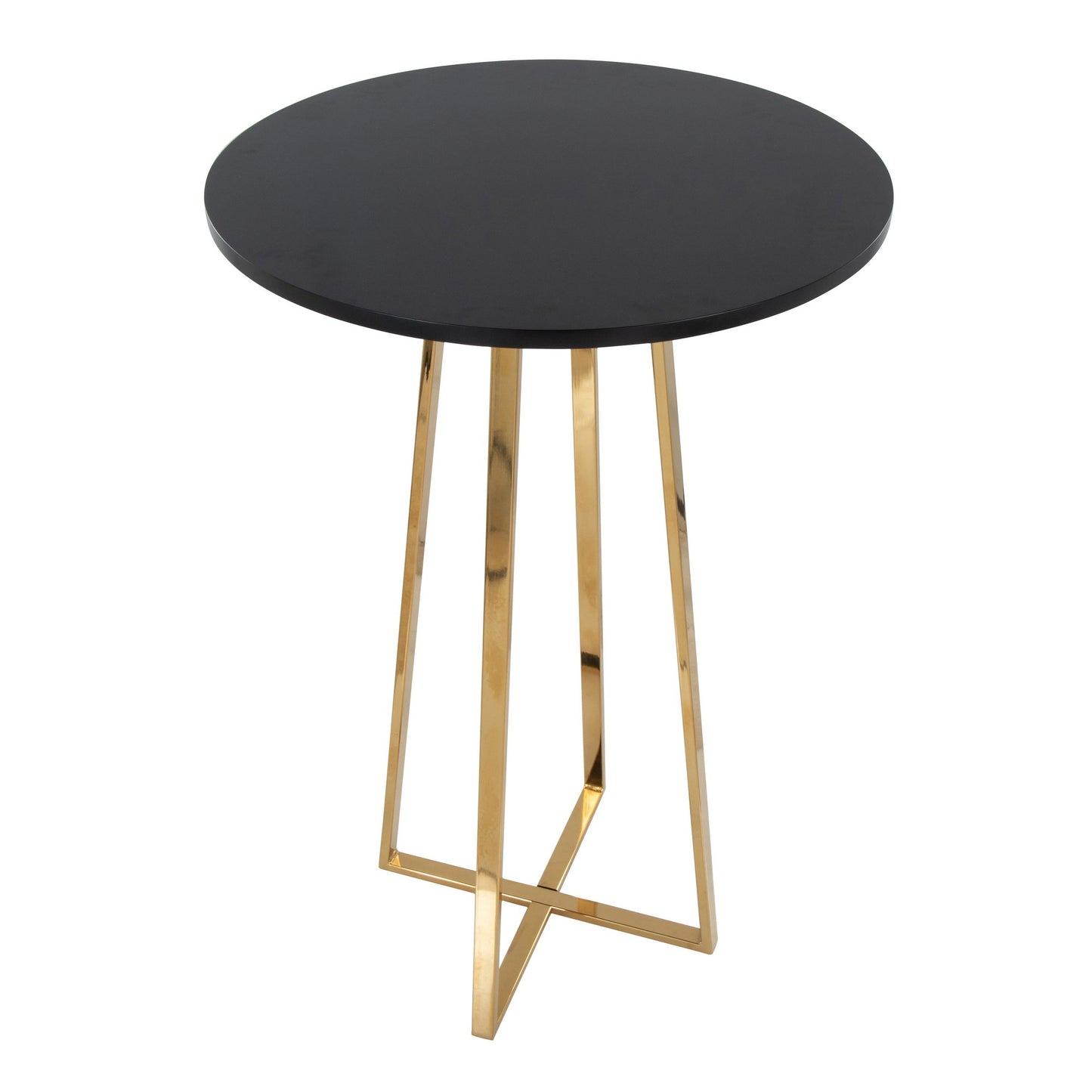 Cosmo Bar Table, Gold/Black