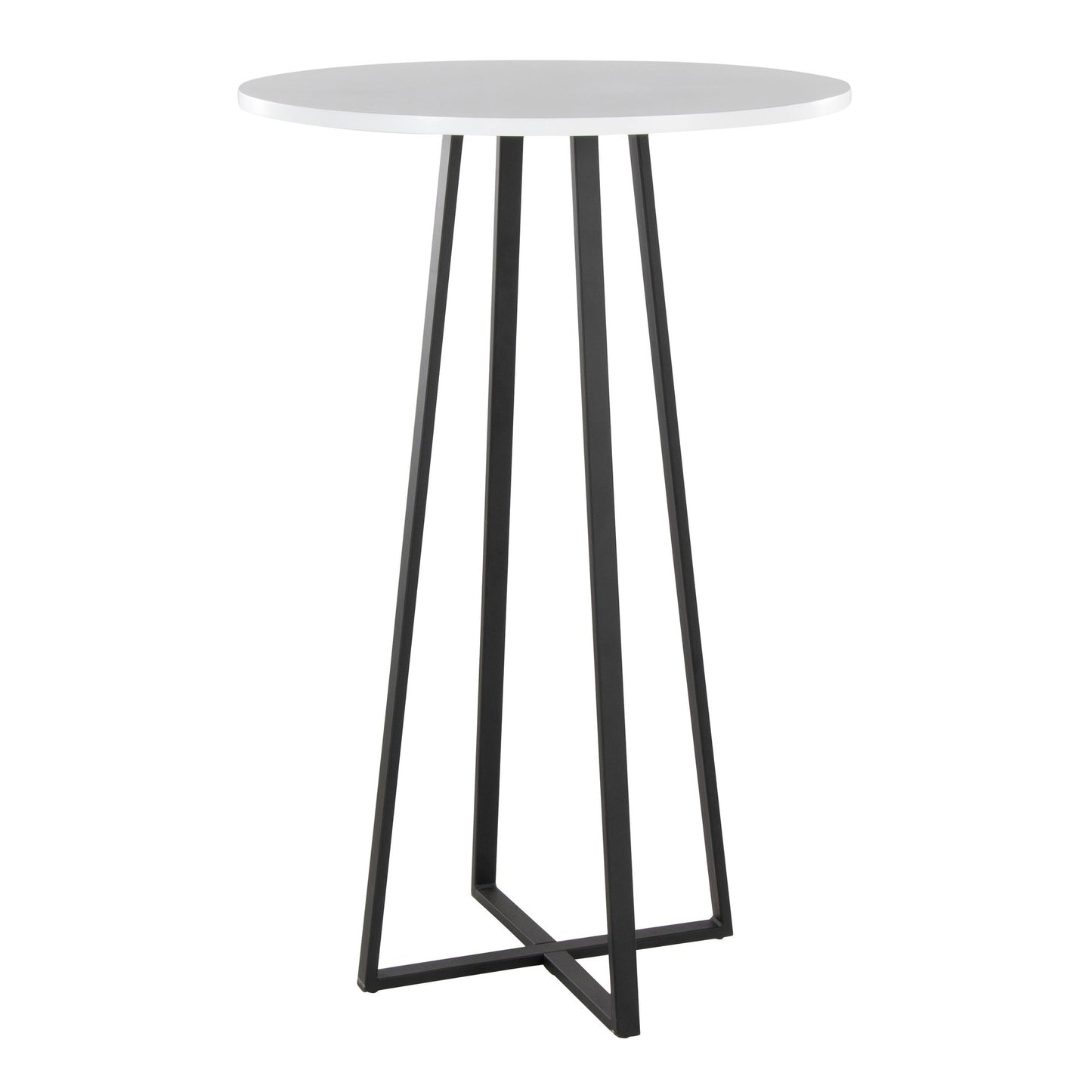 Cosmo Bar Table, Black/White