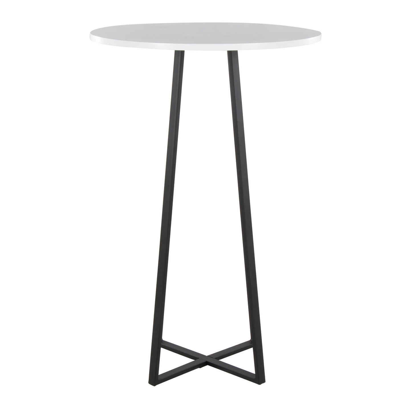 Cosmo Bar Table, Black/White