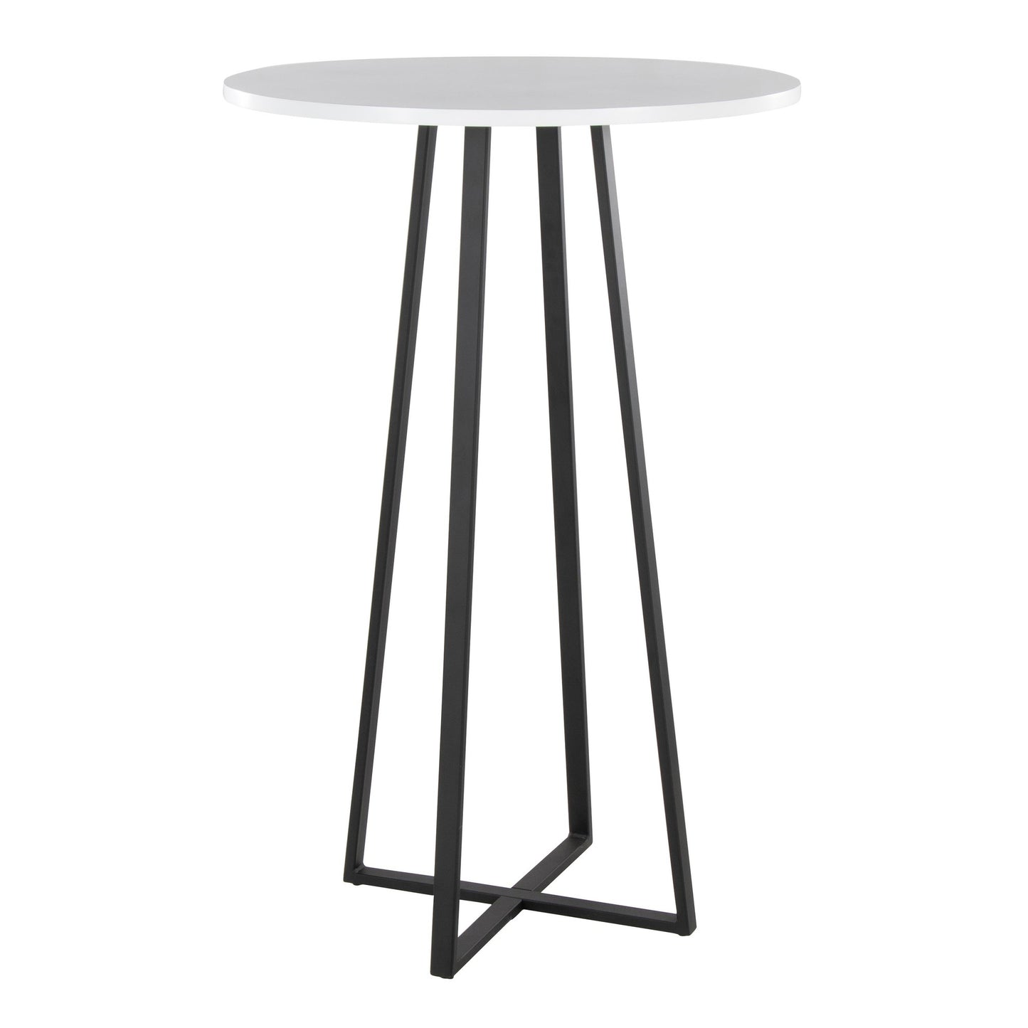 Cosmo Bar Table, Black/White
