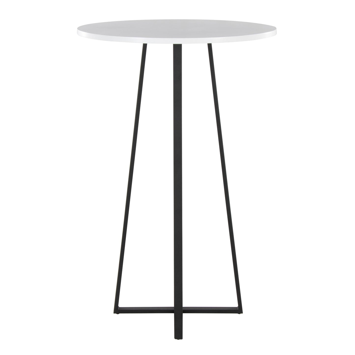 Cosmo Bar Table, Black/White