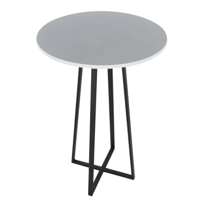 Cosmo Bar Table, Black/White