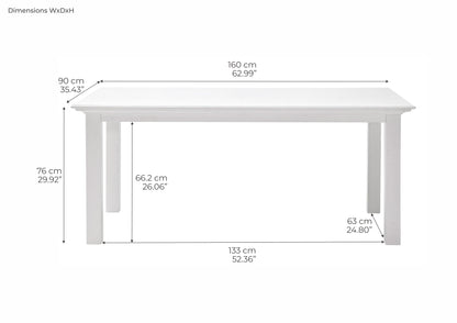 Halifax Dining Table 63"