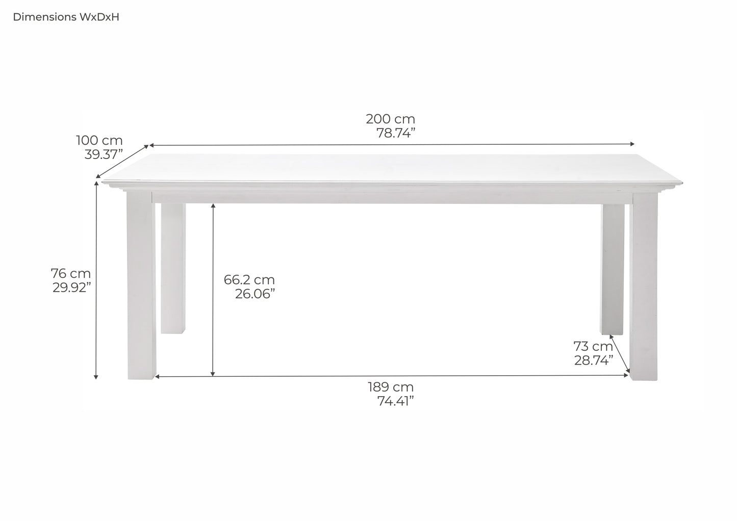 Halifax Dining Table 79"