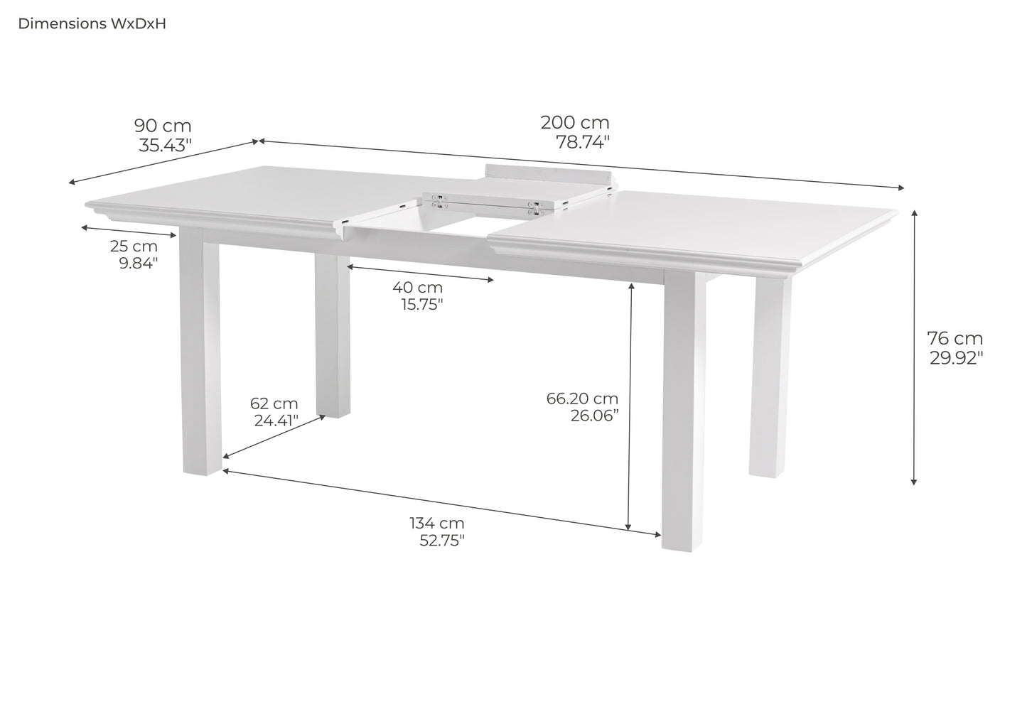 Halifax Dining Extension Table