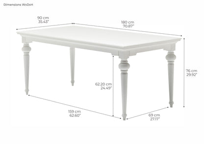 Provence Dining Table 71"