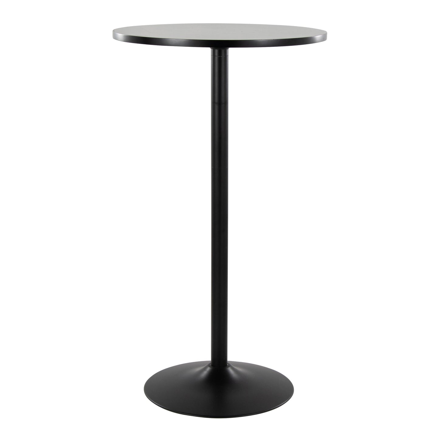 Pebble 3-Height Table, Black/Black