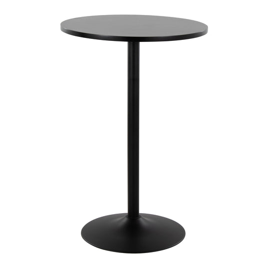 Pebble 3-Height Table, Black/Black