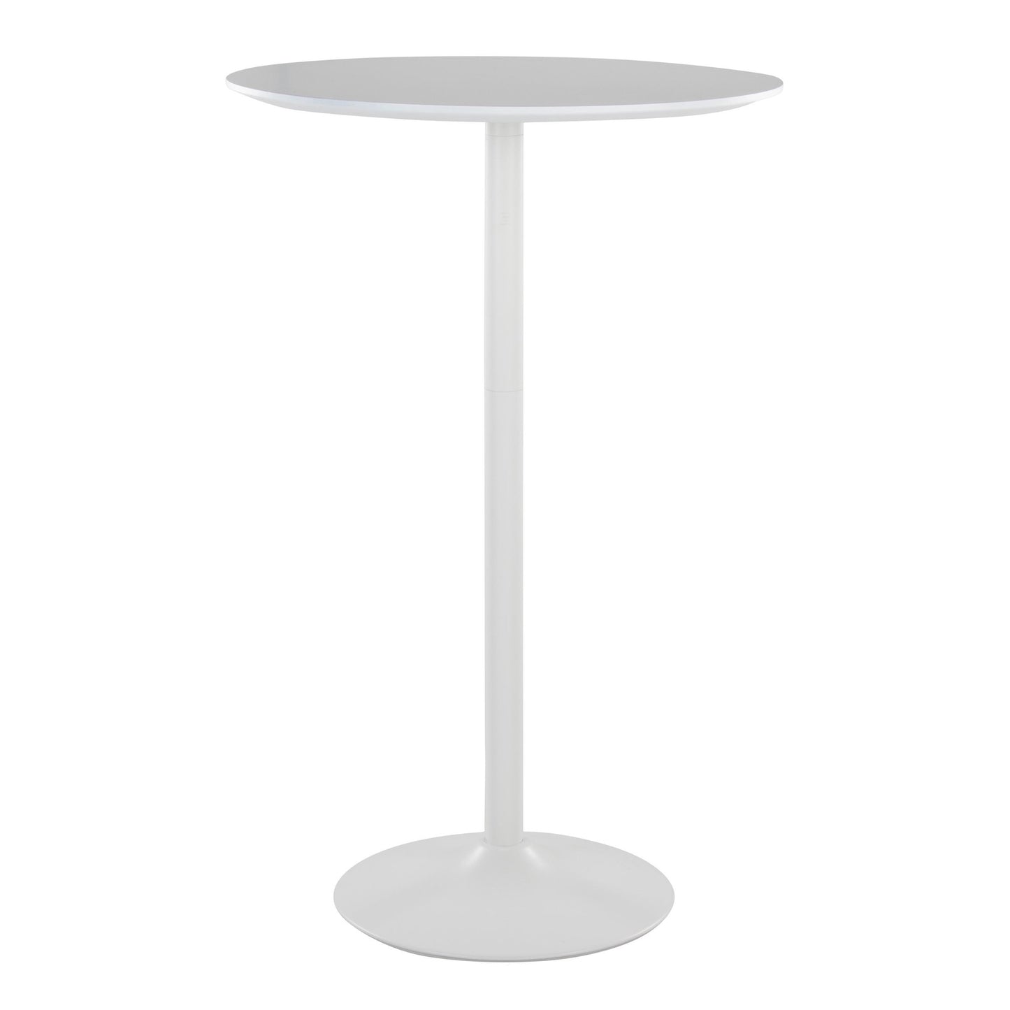 Pebble 3-Height Table, White/White