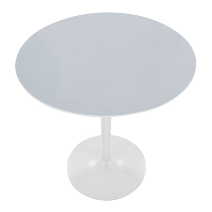 Pebble 3-Height Table, White/White